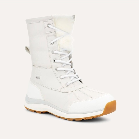Brand New UGG Adirondack III Winter Boots – White, Size 8.5 - Picture 2 of 14